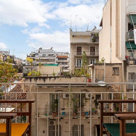 Studio With Sunny Balcony In Exarcheia Athen Exterior foto